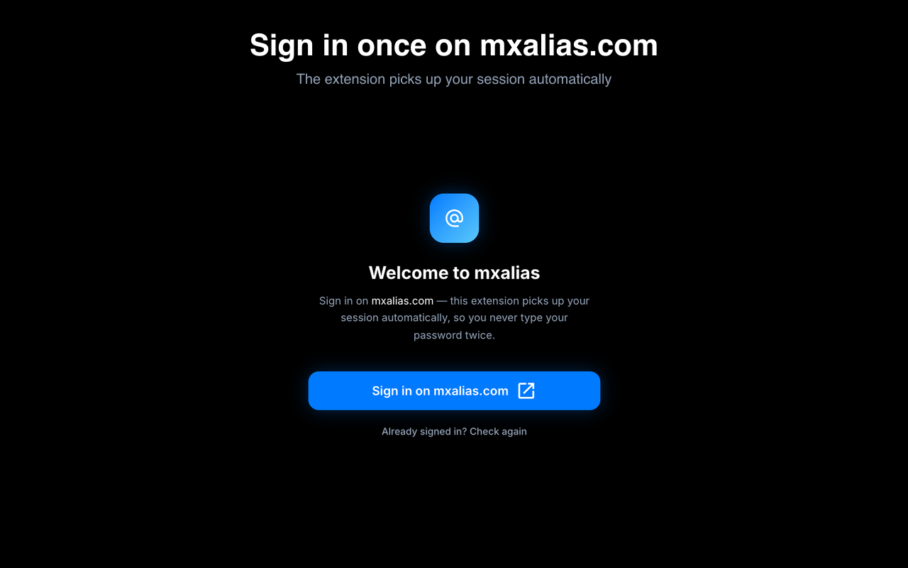 Passwordless 6-digit sign-in